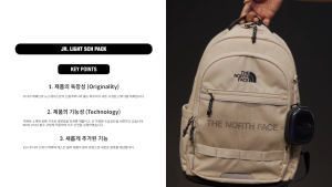 【The North Face】 Korea backpack school bag JR. LIGHT SCH PACK NM2DQ06/NM2DQ50