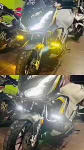 Dual Color LED Fog Lamps for Car Trucks SUV UTV - 12V 24V Mini Lens Driving Light