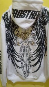 Hoodie Sunmori Prostreet Guardian Putih Bahan Premium & Jaket Sweater Pria Terbaru 2024