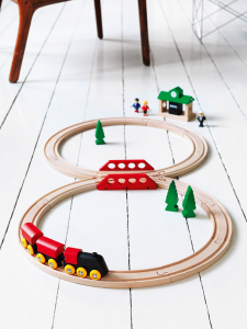 Turnout Wooden Track Rails