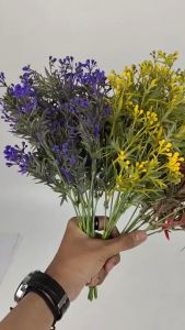 Aksesoris Tutul Menik cabang 5 - Rumput Plastik Hiasan Buket Bunga - Artificial Import - Dekorasi Hiasana Wedding - Dekorasi Pelaminan baby breath - pikok - gypsophilia gypso