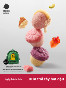 bc babycare | Fruit and Nut Probiotic Puff Without Added Sugar