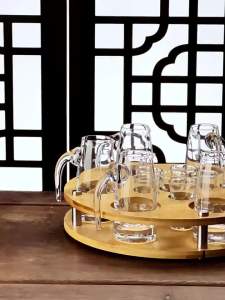 ZHUXI | Crystal Glass Baijiu Glasses Set Tableware
