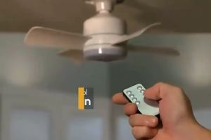 Socket Fan Light Original Mini Ceiling Fan With LED Light Cordless Ceiling Fan Light For Living Room Bathroom Kitchen