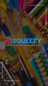 Pulpen Gel Tekan Warna | Gel Pen Click Colour SQ 0.5mm SQ805 (1Pck)