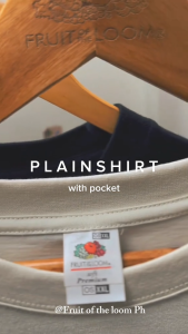 Fruit of the Loom Soft Premium Oversized Tshirt for Men & Women with Pocket 100% Cotton Mens T-shirts Plain Tops Black