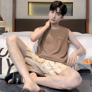 Nanjiren | Summer Cotton Vest and Shorts Home Wear Set