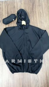 Armisth - Jaket Parasut Olah Raga Simspo Jaket Running Sauna Simple Jacket Sport Gym Lari Standar dan Super Jumbo