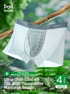 MiiOW | Ice Silk Moisture Wicking Mens Four Corner Underwear