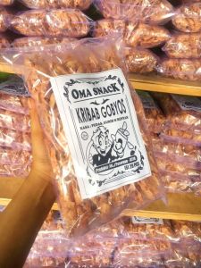 Keripik Kulit Kebab Gobyos Khas Pasuruan kemasan 500gr