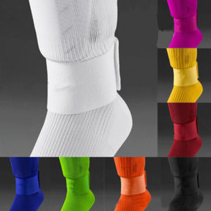 1/2pairs Shin Guard Fixed Bandage Tape Fastener Adjustable Elastic Shinguard Fixing Strap Soccer Football Cycling Leg Shin Pad