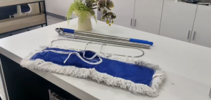 Dust Mop Complete 24(60cm) Floor Dust Mop Set Industrial Commercial Heavy Duty Washable Square Conference hall Hoter lobby Shopping mall Dust Mop MOP09