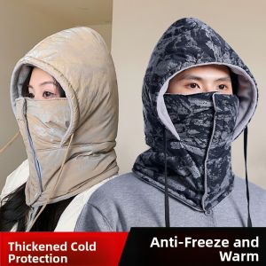 JIFANPAUL | Winter Warmth Anti-Wind Face Mask Neck Warmer One-Piece Hat for Men and Women