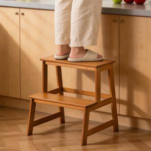 Multifunctional 2-in-1 Ladder Stool Foldable Step Stool for Home