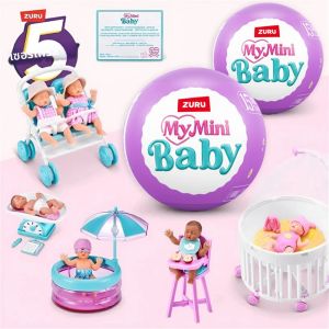 My Mini Baby Surprise ตุ๊กตา Zuru 5 Surprise Mini แบรนด์ของเล่นของขวัญน่ารัก Miniature ของเล่น Mystery กล่องตาบอดของเล่นเด็ก