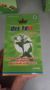 Viên Uống giảm benh trĩ Qee Tree Kingphar- Giúp tăng độ bền thành mạch chống táo bón - giảm triệu chứng bnh trĩ  chảy máu sa búi trĩ.- hộp 40 viên