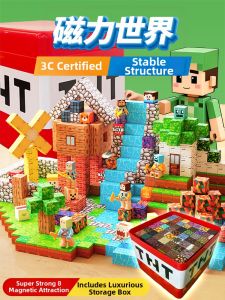 HECAN | Complete Educational Magnetic Cube Construction Toy