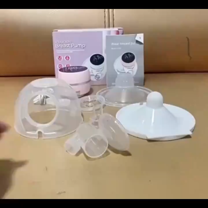 Rechargeable Wearable Breast Pump with Digital Screen - 2 Modes 9 Levels Hands-Free
