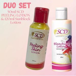 SCD Peeling Lotion +120ml Bleaching Lotion
