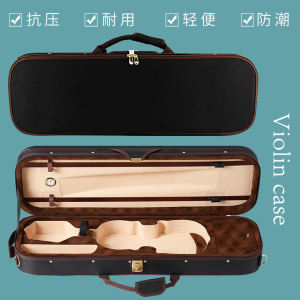 กล่องเครื่องดนตรีขนาดเล็ก Super Light Violin Case น้ำหนักเบา น่ารัก วินเทจ พร้อมอุปกรณ์วัดความชื้น กล่องเครื่องล็อค