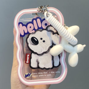 ID Meal Card Access Control ID Card Acrylic Card Holder with Lanyard School Card Bus Pass Student Work Permit Badge