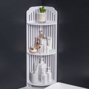 Kệ góc trang trí nhà tắm 3 tầng chịu lực cực tốt kháng nước tuyệt đối lắp ghép thông minh- Win Decor