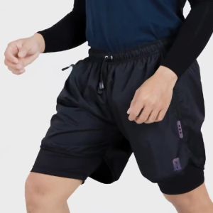 Celana Pendek Olahraga Pria Wanita 2 in 1 Kolor Pria Legging