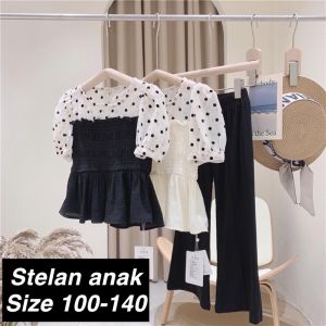 (LOLI-JKT) BS-241 SET ANAK CEWEK KNITH 2 WARNA SIZE 100-140