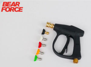 Replacement Pressure Washer G-un High Pressure Water Spray G-un Pis-tol 150bar 2200psi with 1/4" Quick Spray Nozzles Tips