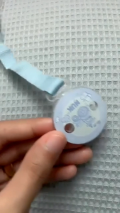 NUK Soother Band Rose & Blue / Wild & Free Pacifier Clip Holder (Suitable for Pacifier with Ring)