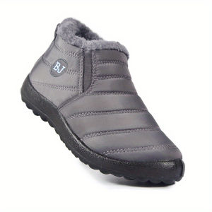 Womens Waterproof Non-slip Warm Snow Shoes Comfortable Low Top Hiking Shoes