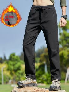 CHAFEI | Mens Autumn/Winter Softshell Outdoor Long Pants Warm Windproof Waterproof