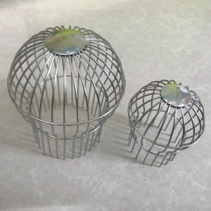 Stainless Steel Roof Floor Drain Strainer 110pvc Drain Pipe 50 Balcony Roof Gutter Leaves 304 Anti-Blocking Cover