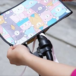 TAGO MALL ถุงมือป้องกันแสงแดด สำหรับรถจักรยานยนต์ ถุงมือป้องกันผู้หญิงป้องกันรังสียูวี ถุงมือป้องกันแสงแดด แบบสวมแฮนด์รถ