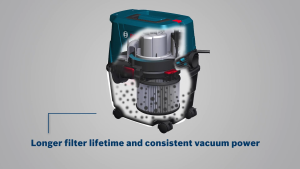 BOSCH Vacuum Cleaner GAS 15 Professional ( 0 601 9E5 0L0 ) / BOSCH HEAVY DUTY WET & DRY VACUUM CLEANER