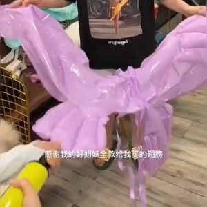 Bong bóng lá nhôm bóng cánh bướm bong bóng cánh thiên thần cánh tiên lá nhôm đủ màu đeo vai - Happy Life 4Kid