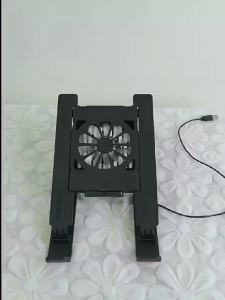 New·Foldable Laptop Cooling Stand Base Portable Notebook Cooler With Cooling Fan Pad Holder Radiator Bracket Heighten Rack·