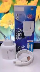 Charger OPP A53 Super VOOC 120W Fast Charger Support Fast Charging