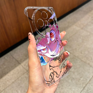 Ultra-Thin Mini Half-Cover X100 Set Mobile Phone Case for VIVOX300Pro Fly Road Luffy Saber Transparent Acrylic Protective Shell