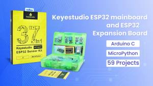 Keyestudio | Keyestudio ESP32 37 in 1 Sensor Kit For Arduino DIY Eletronics Kit With Ardunio & Python & Raspberry Pi C Language Tutorial