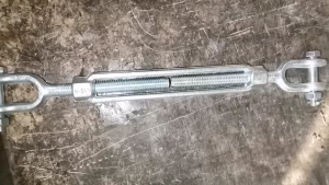MGTY Machinery Jaw and Jaw Turnbuckle 10-16mm Hot Dip Galvanized Rigging Screw Tensioner Cable Strainer