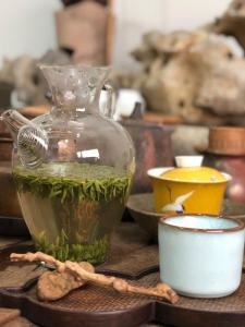 Large Size Chinese Style Tea Brewing Set Glass Tea Pot Tea Filter Tea House Serving Pot Fair Cup for Cold Drink Separation