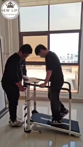 【TOP SALE】Bluetooth Smart Treadmill Mechanical Running Machine with 20° Incline Slope Real-Time Heart Rate Monitor Quiet Home Walking Pad Multifunctional Indoor Fitness Equipment for Cardio Workouts