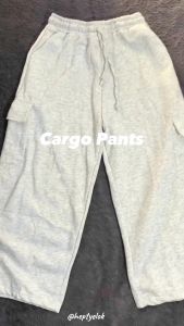 CELANA CARGO PANTS / SWEATPANTS HIGHWAIST LOOSE CARGO / CELANA CARGO PANJANG WANITA