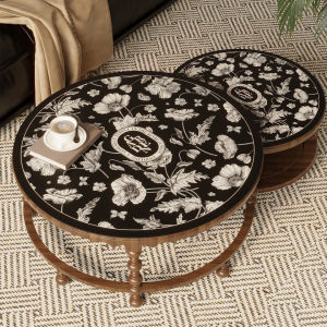 DMF | Waterproof Oil-Resistant No-Wash Round Tea Tablecloth