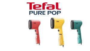 Tefal 1300W Travel Handheld 2 in 1 Garment Steamer With Lint Remover | DT2026 DT2024 DT2022 DT2020 (Seterika Baju Iron Household Steam Iron Dry Iron Household Appliance 熨斗 15s Fast Heat Steam Up)