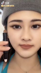 Makeup Contouring Stick Highlighter & Contour Stick Concealer Shading Face Eye Highlight Pen Foundation