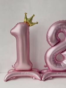 Bóng Bay Kỹ Thuật Số Màng Polyester Vàng 40 Inch Dành Cho Trang Trí Tiệc Sinh Nhật Kỷ Niệm Nam & Nữ - Một Chiếc/gói