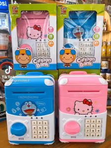 Đồ chơi két sắt điện tử mini thông minh cho bé Pikaboo có nhạc và đèn đựng tiền tiết kiệm tự động