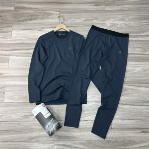 Outdoor Function Fleece Lined Quick Dry Breathable High Elasticity Warm Underwear Set Substitute Flat Style Quick Heating